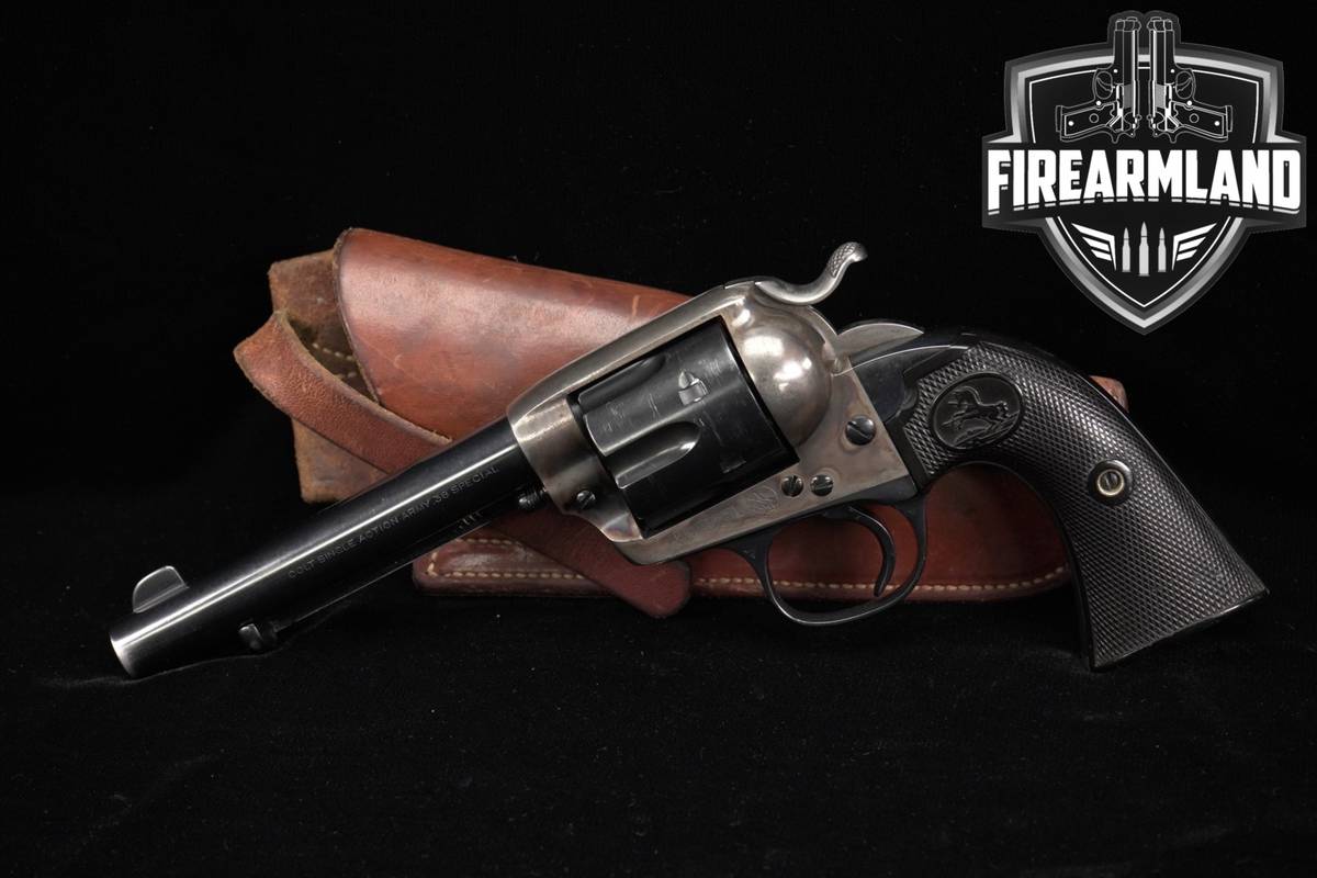 1910 Colt Single Action Army First Generation 38 Special 5.5" SAA +HOLSTER