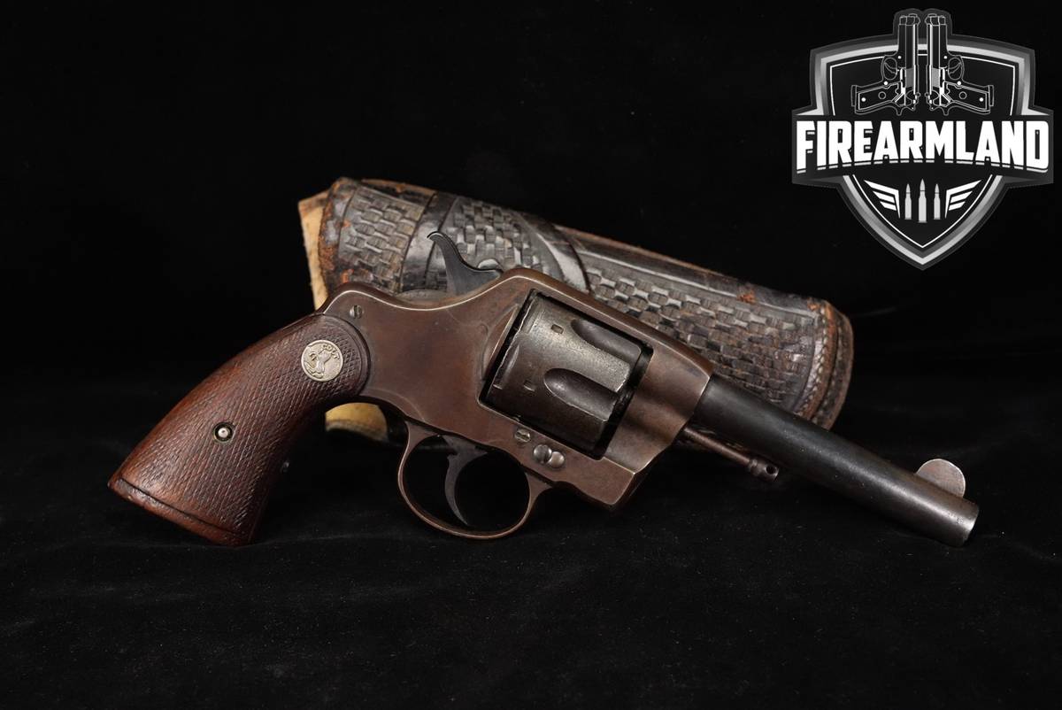 1901 Colt New Army & Navy 41Colt 4.75" Blued DA/SA +HOLSTER