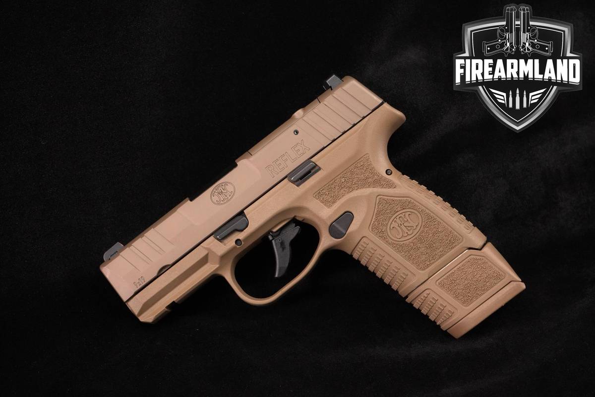 FN America Reflex MRD 9mm 3.3" FDE Optics-Ready +2 MAGS