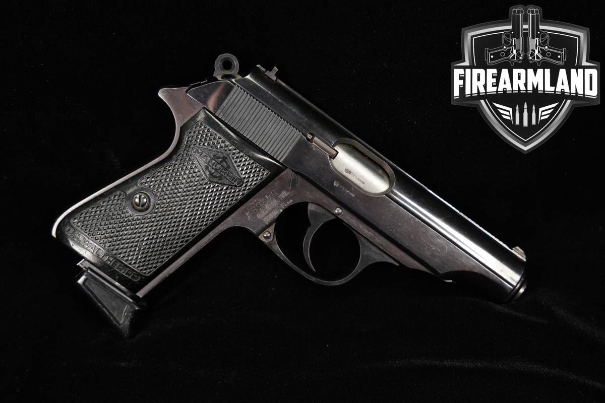 1956-1957 Manhurin PP 32 ACP 3.9 Blued DA/SA FRENCH Walther-licensed