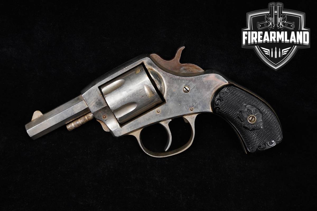 1880-1890s Iver Johnson American Bulldog 38 S&W 2.4" Nickel DA/SA