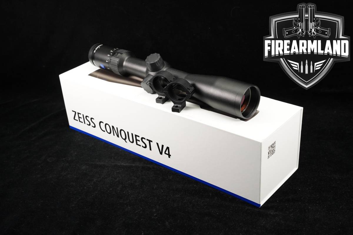 ZEISS Conquest V4 3-12X44 Z-Plex Reticle SFP Scope V-4 +ORIG BOX