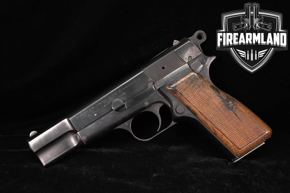 1970 Browning Hi-Power C-Series 9mm 4.625 Blued