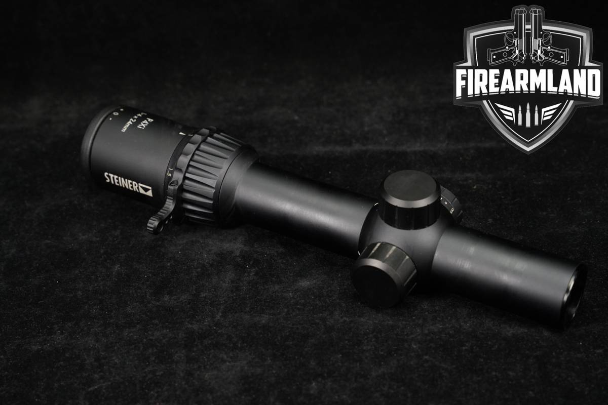 Steiner Optics P4Xi 1-4x24mm SFP Illuminated P3TR Reticle Scope P4 XI