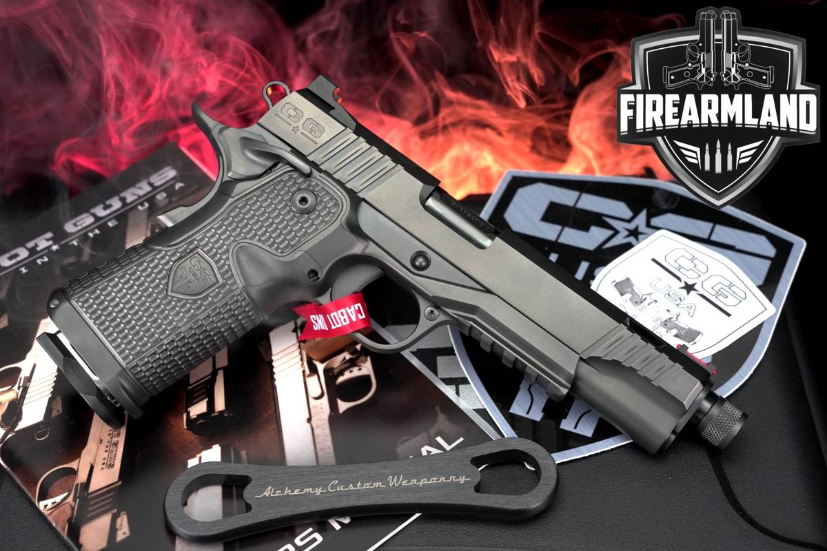 LIKE-NEW Cabot Guns Insurrection 9-mm 1911 5.5 Match Hand-Fit +2MAGS & CASE