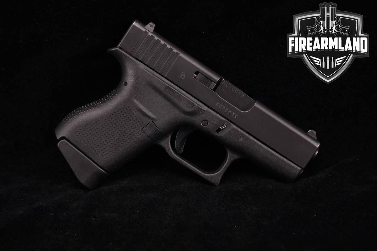 Glock 43 Slimline 9mm G43 +6 MAGS & CASE