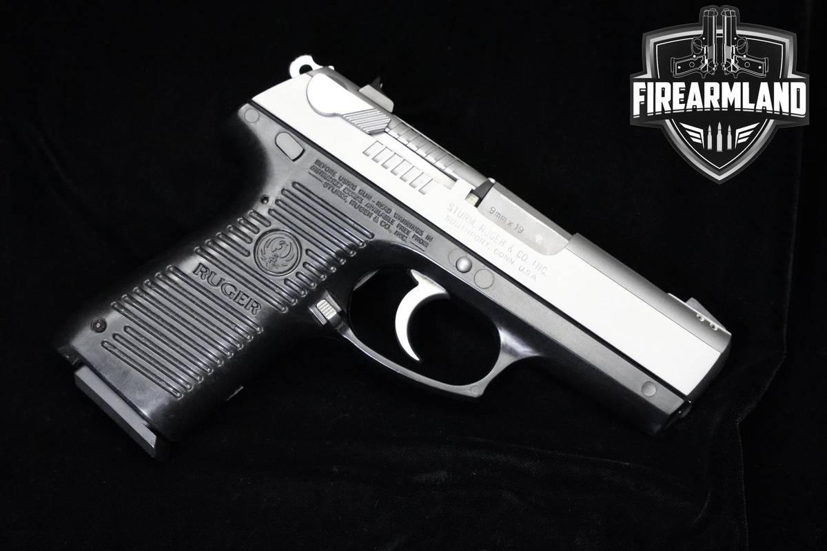 2001 Ruger P95 DC 9mm 3.9" two tone Ruger-P95 P-95 P95DC 2 MAGS & ORIG CASE