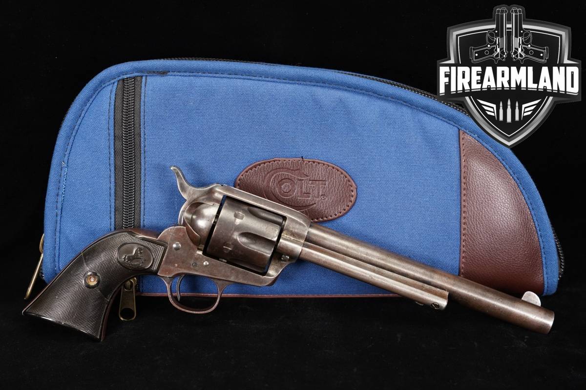 1900 Colt Single Action Army Model P First Generation 45Colt 7.5" Blued