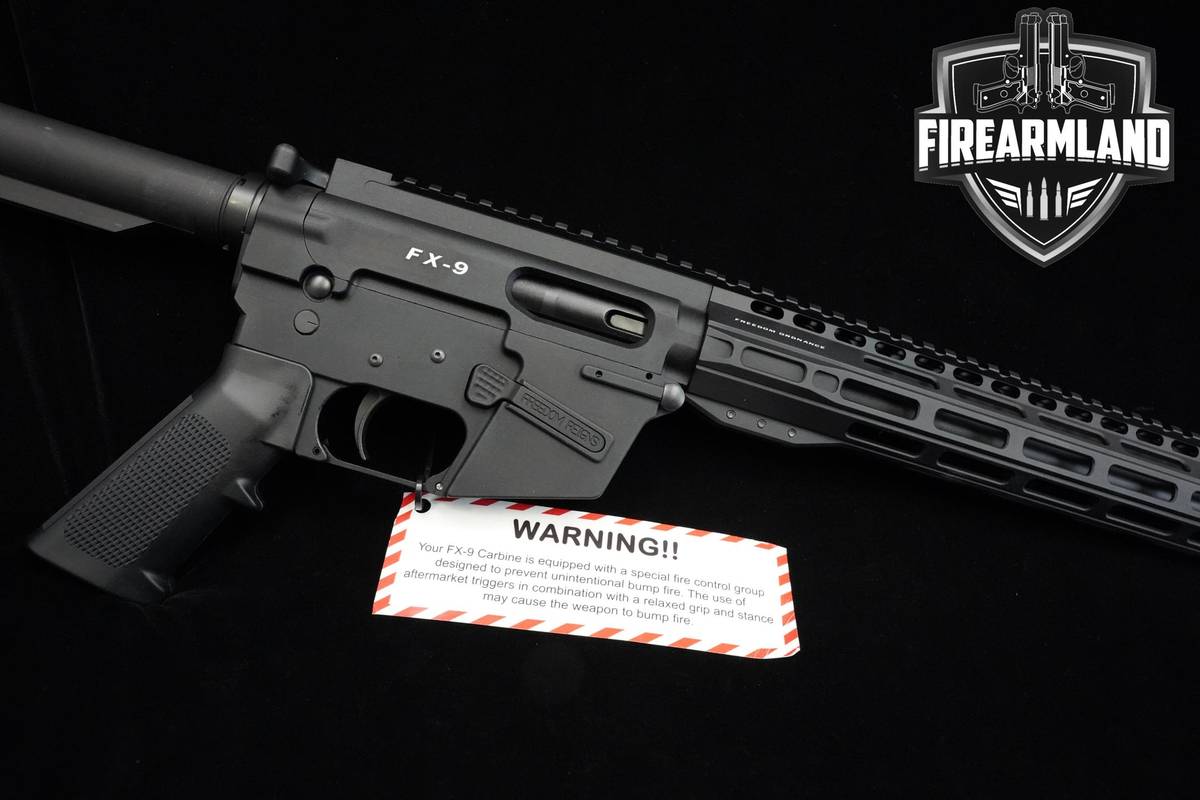 LIKE-NEW Freedom Ordnance FX-9 9mm AR-9 AR 16" Freedom-Ordnance AR-9-AR FX9