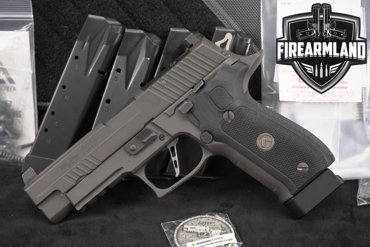 Sig Sauer P226 Legion R2 DA/SA 9mm Optics-Ready P 226 +5 MAGS, ORIG CASE