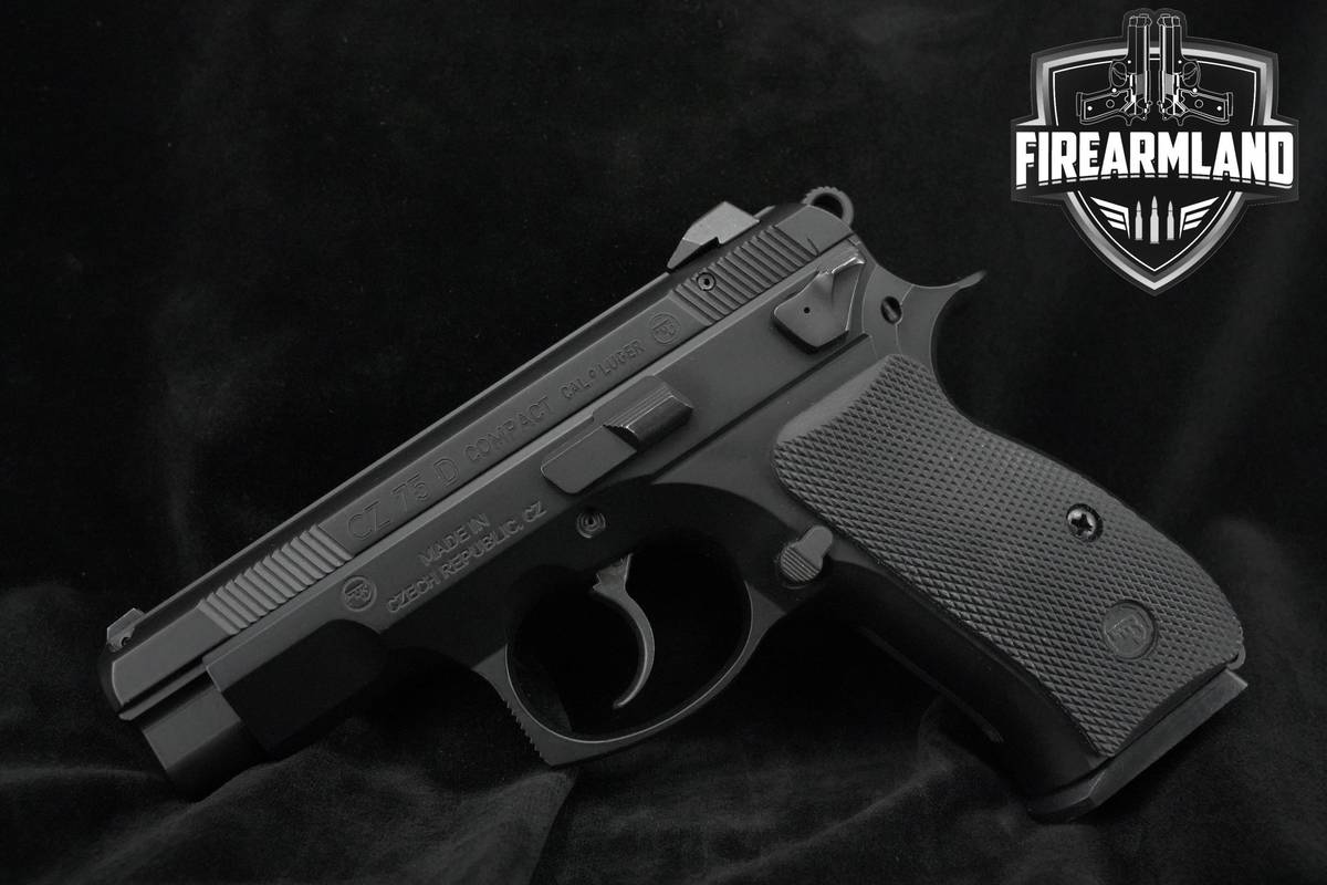 CZ 75 D Compact 9mm 3.6" CZ 75-D Compact 75D-Compact +2 MAGS & HOLSTER