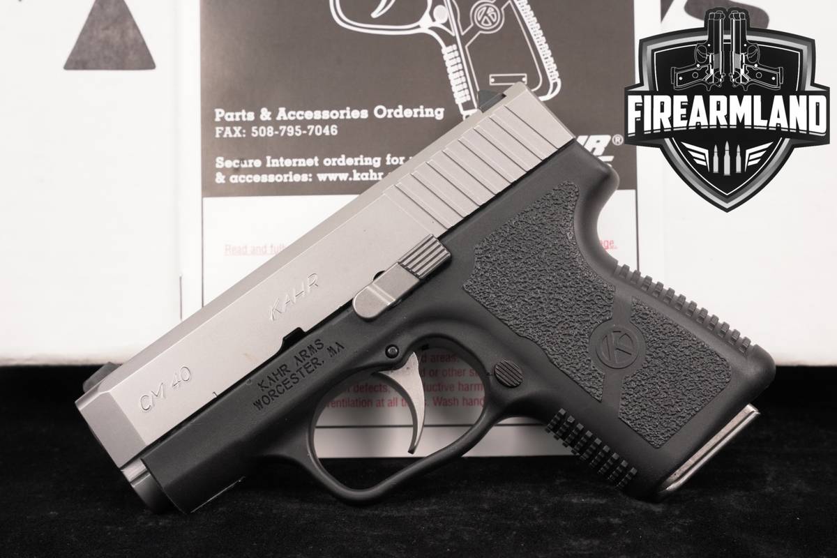 Kahr Arms CM40 Value Series CM 40 S&W 3.1" Two-Tone Stainless +ORIG BOX