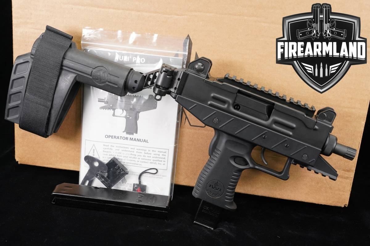 IWI UZI Pro Pistol 9mm 4.5" +2 MAGS & ORIG BOX