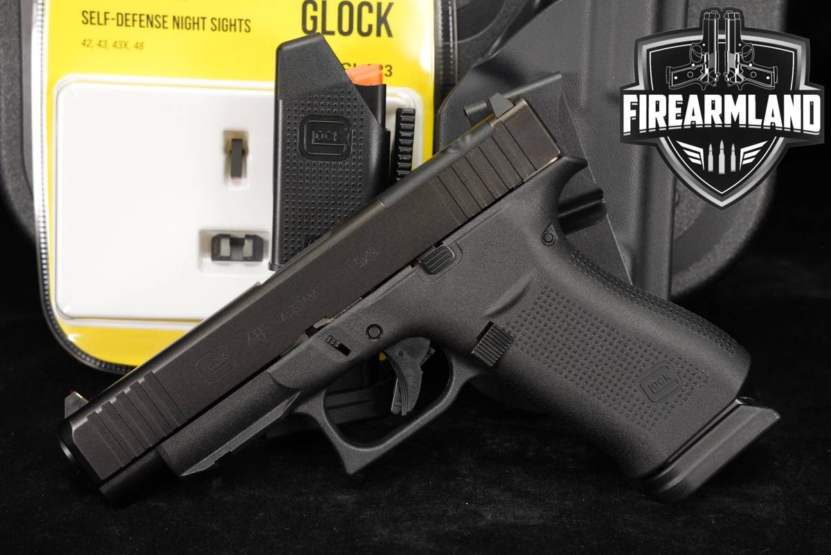 Glock G48 MOS 9mm Luger Black in Excellent Condition