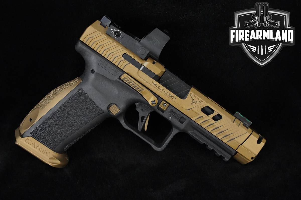 Canik TTI Combat 9mm Canik-TTI Combat TARAN TACTICAL +ORIG CASE AND OPTIC