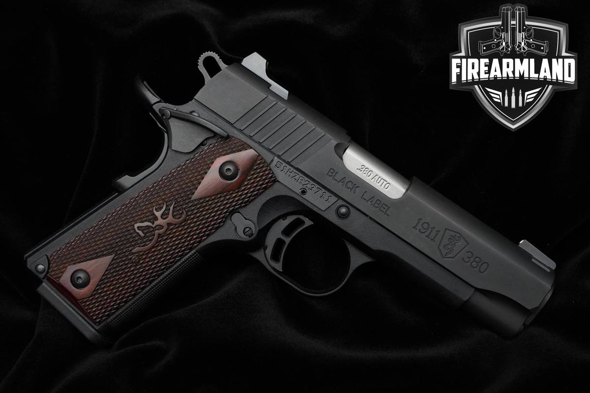Browning 1911-380 Black Label 380 ACP 3.75" 1911 Pistol +2 MAGS