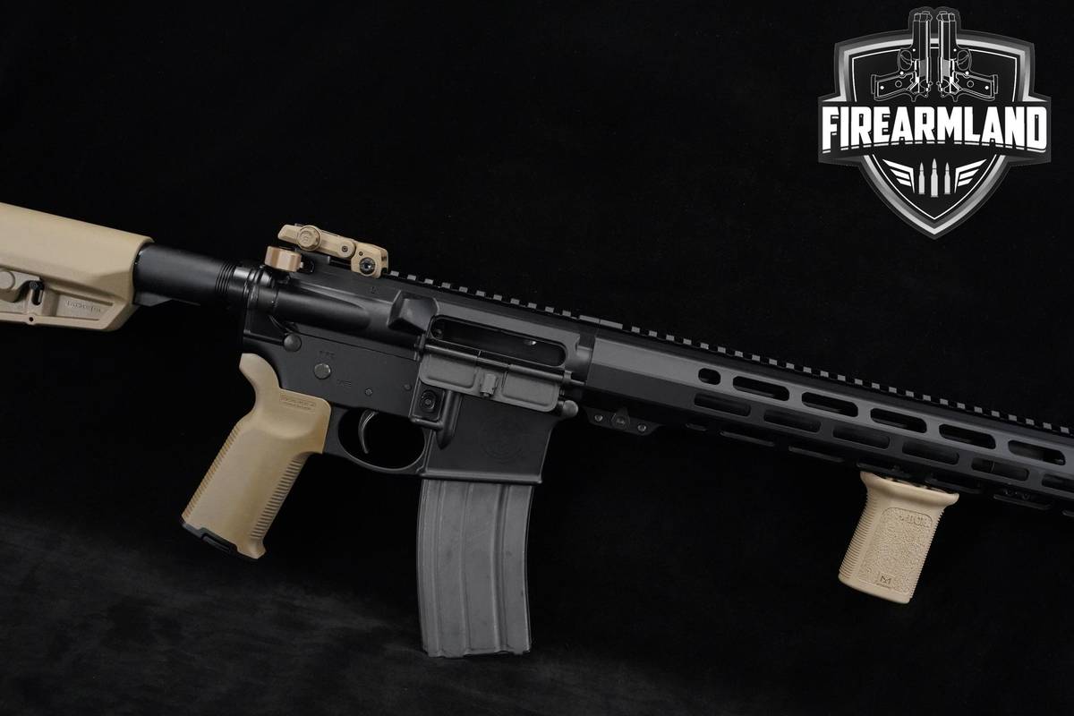 TWO-TONE! Smith & Wesson S&W M&P-15 M-LOK 5.56 NATO AR15 16" Black & FDE