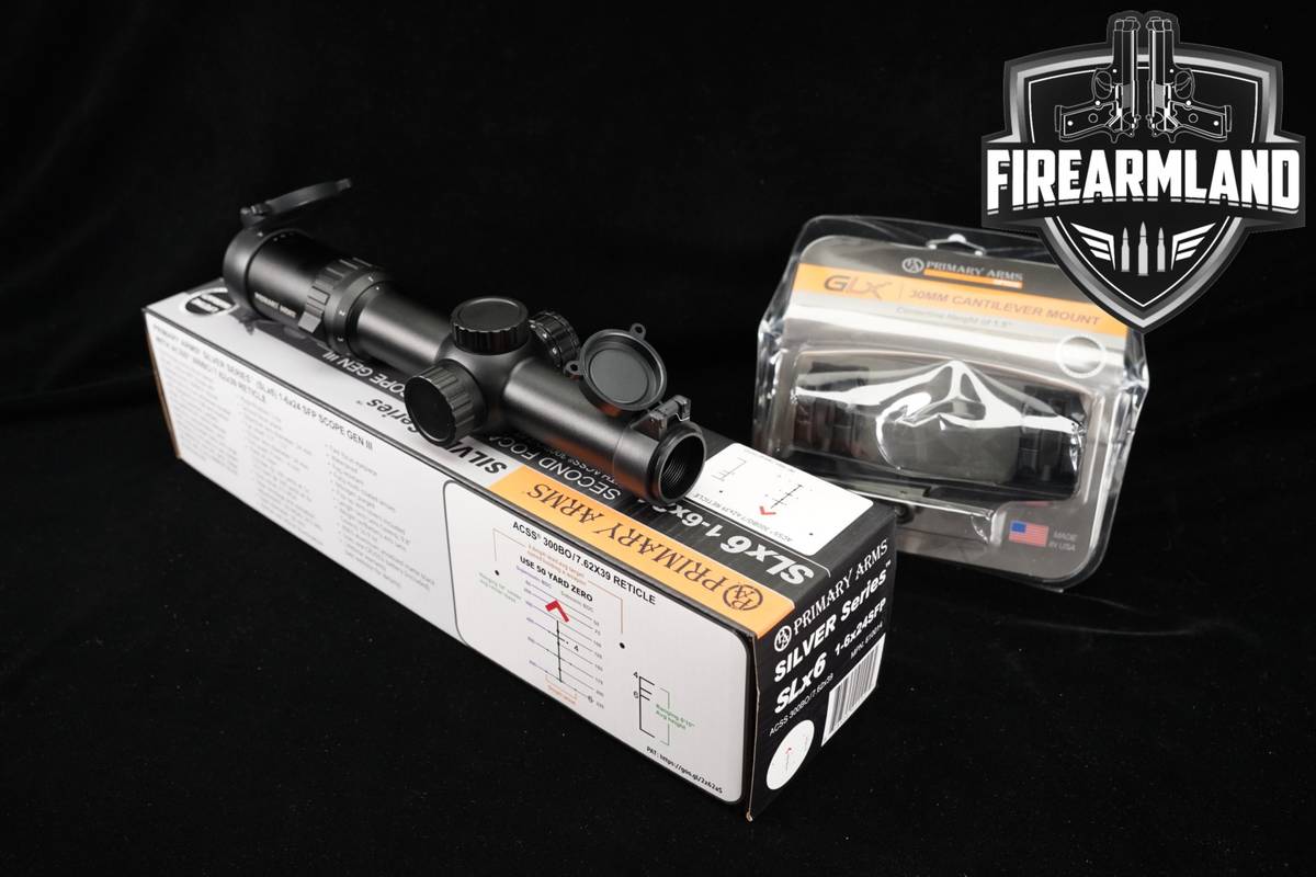 Primary Arms SLx6 1-6x24mm 30mm Tube SFP MOA Illuminated ACSS Scope +BOX