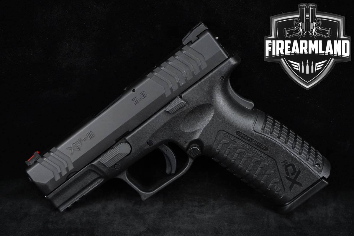 HOME-DEFENSE Springfield Armory XDM 9mm 3.8" SA XDM-9 +2 MAGS & ORIG CASE