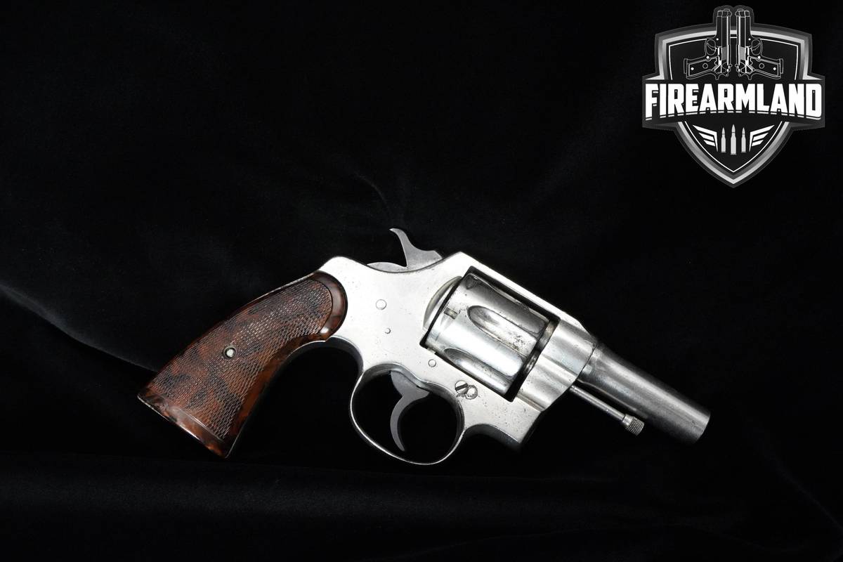 1937 Colt New Service 45 Colt 3" Nickel Plated CUSTOM 45-LC