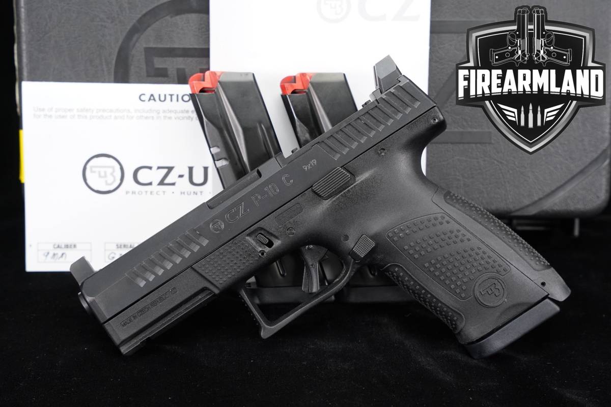 CZ P-10 C Optics-Ready (OR) 9mm 4.02" P10C P10 +3 MAGS & ORIG CASE