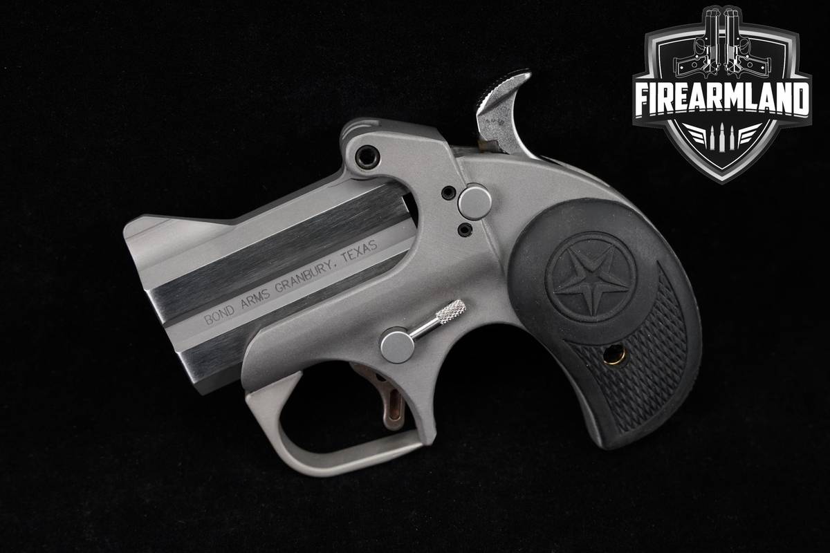 DERRINGER Bond Arms Roughneck 9mm Luger 2.5" Matte Stainless