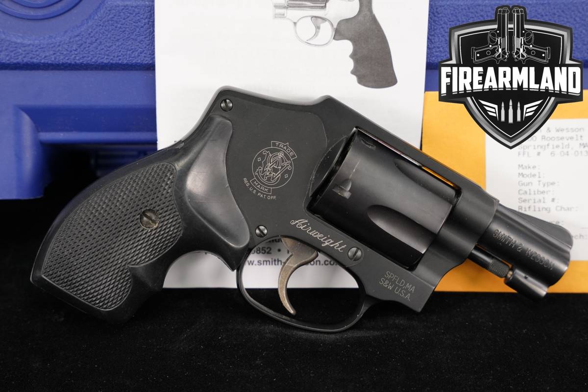 Smith & Wesson Model 442-2 Airweight S&W 38 Special +P 1.875"
