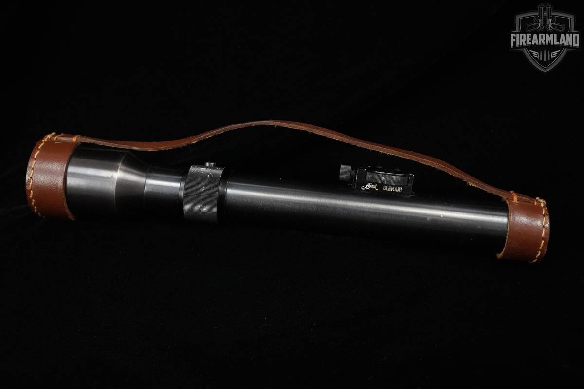 LAST YEAR! 1961 Ajack 2.5x70 Hunting Scope Blued Ajack Jackenroll WW2 WWII