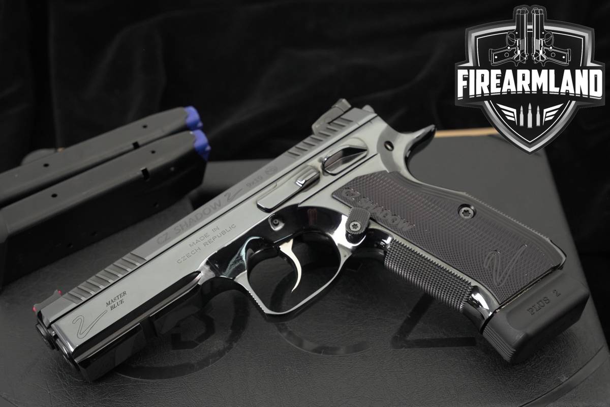 CZ Shadow 2 Master Blue 9mm 4.89 Blued Shadow2 RACE GUN +3 MAGS & ORIG CASE