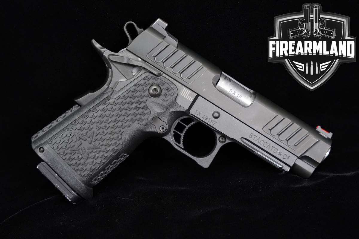 Staccato C2 1911 2011 STI 9mm 3.9" C-2 +5 MAGS, ORIG CASE & HOLSTER