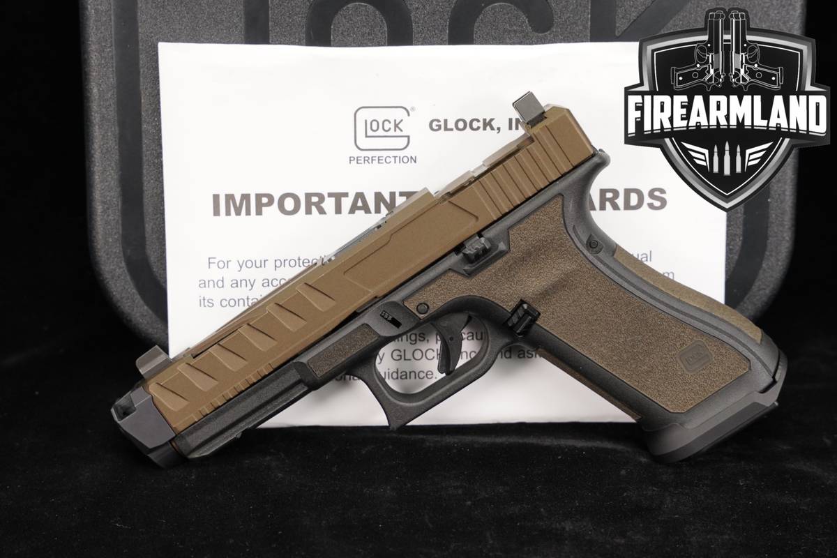 UPGRADES Glock 17 Gen5 OR G17 Gen 5 Culper Precision Slide Cut & Stippling