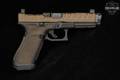 Glock G17 Gen5; Culper Precision 509T slide cut; Culper Precision stippling; Radian RAMJET barrel with AFTERBURNER compensator 9mm Luger Two-Tone Bronze Cerakote in Excellent Condition Image 5