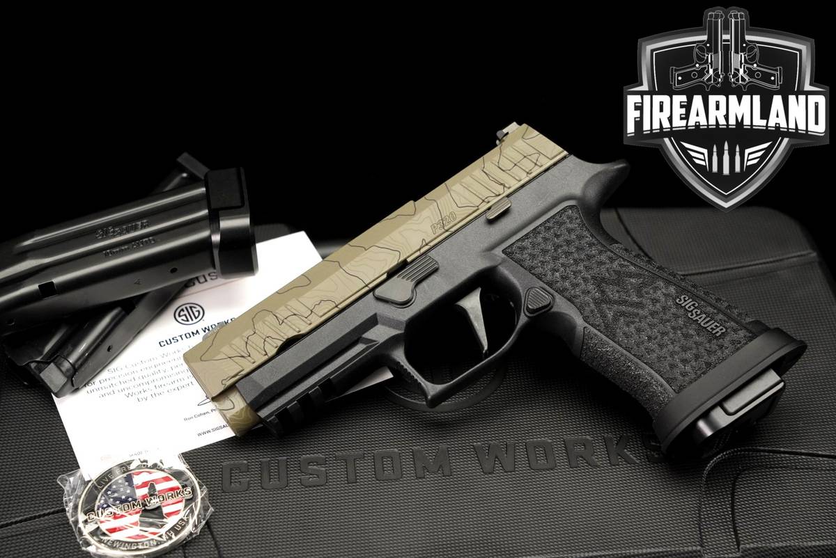 Sig Sauer P320-XTEN COMP Custom Works Endure 10mm P-320 +3 MAGS & ORIG CASE