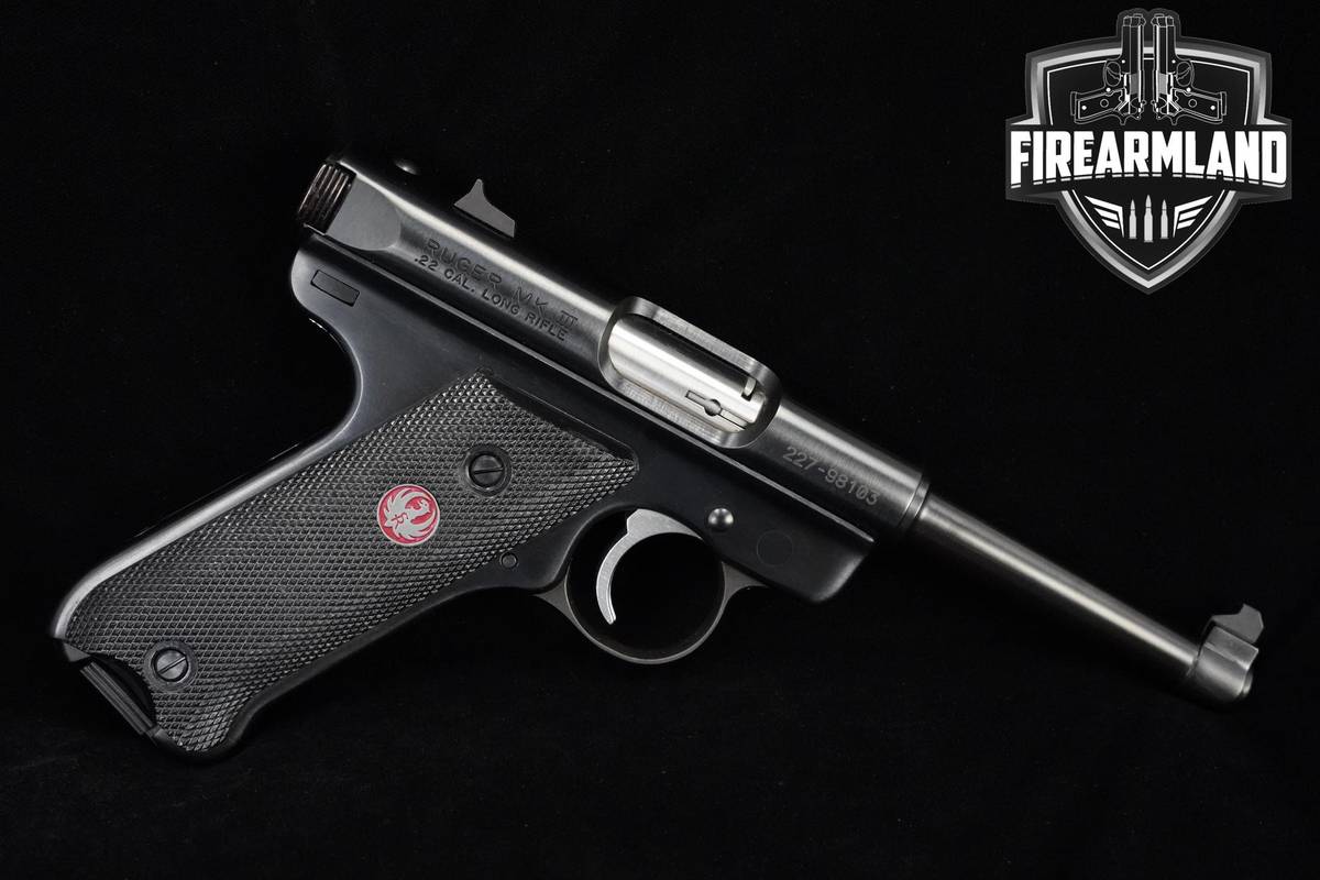 2008 Ruger MK III 22LR Blued Ruger Mk-3 MkIII +2 MAGS & ORIG CASE