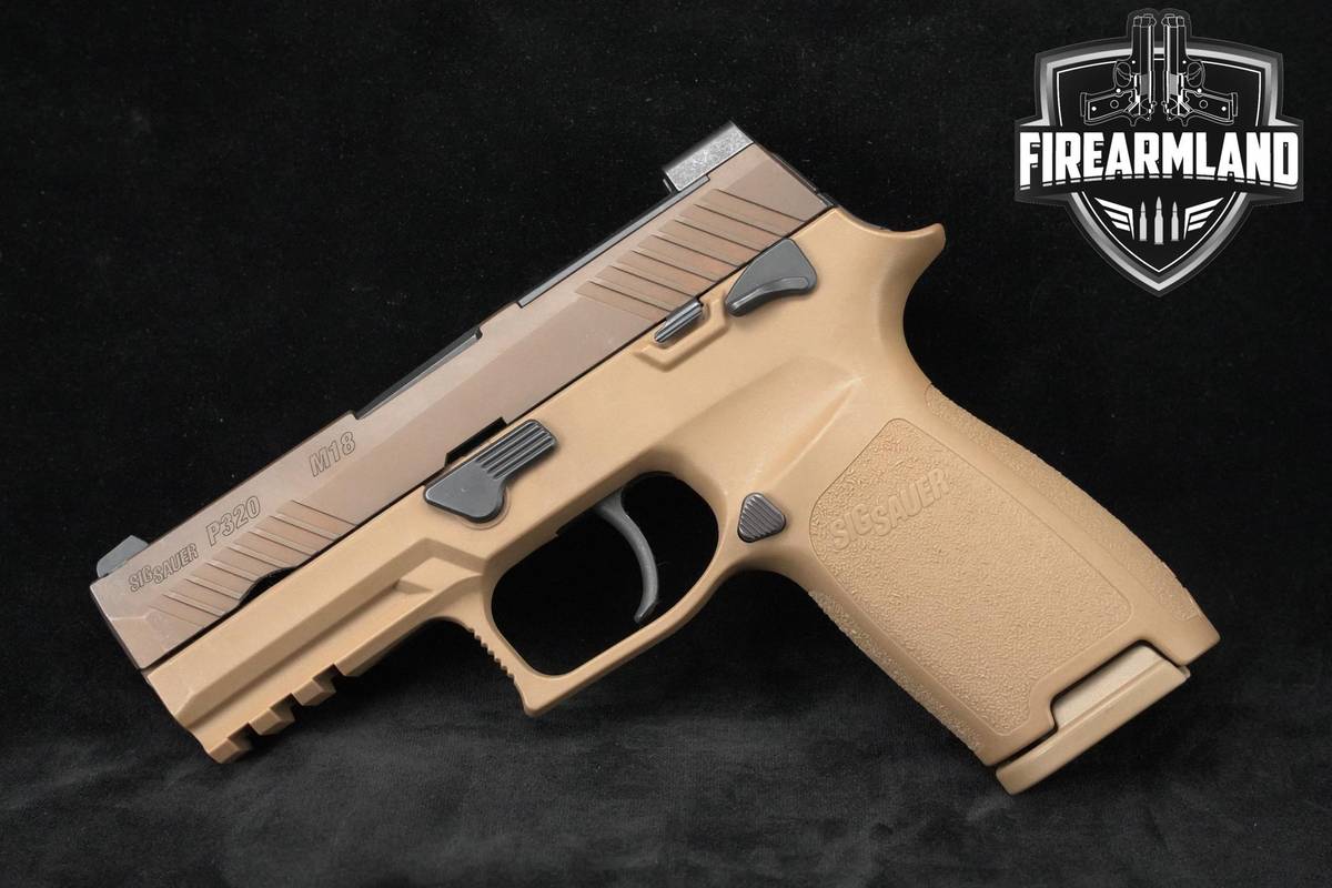 Sig Sauer P320 M18 9mm 4" FDE Sig-Sauer M18 P320 M-18 P-320 +3 MAGS
