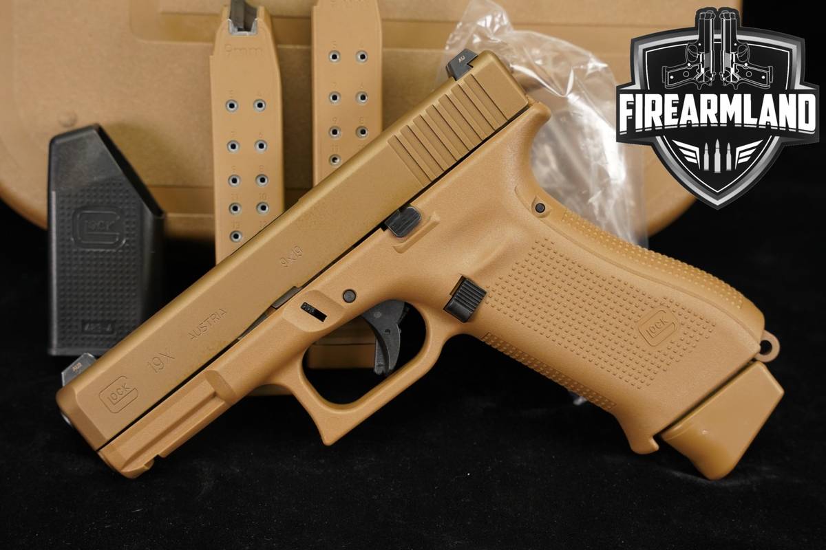 Glock 19X G19X 9mm 4.02 Coyote +3 MAGS & ORIG CASE
