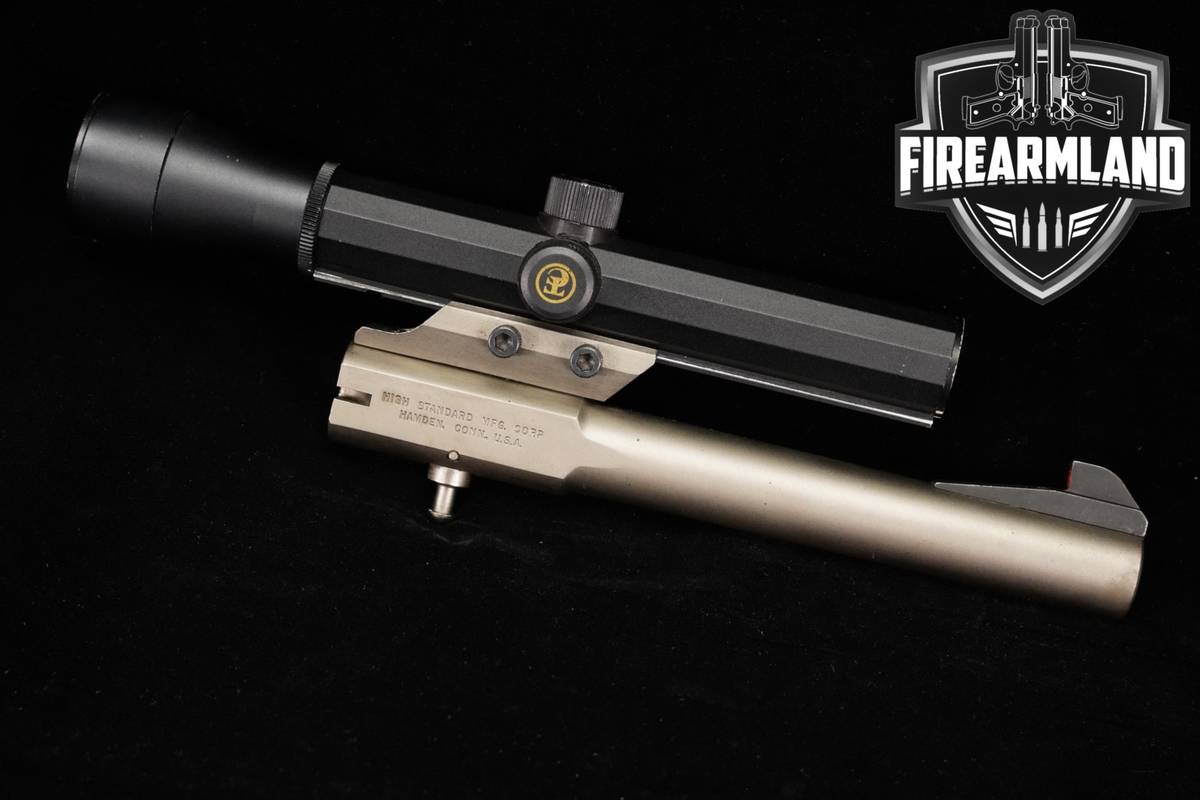 High Standard Target Pistol Barrel with LOBO Scope