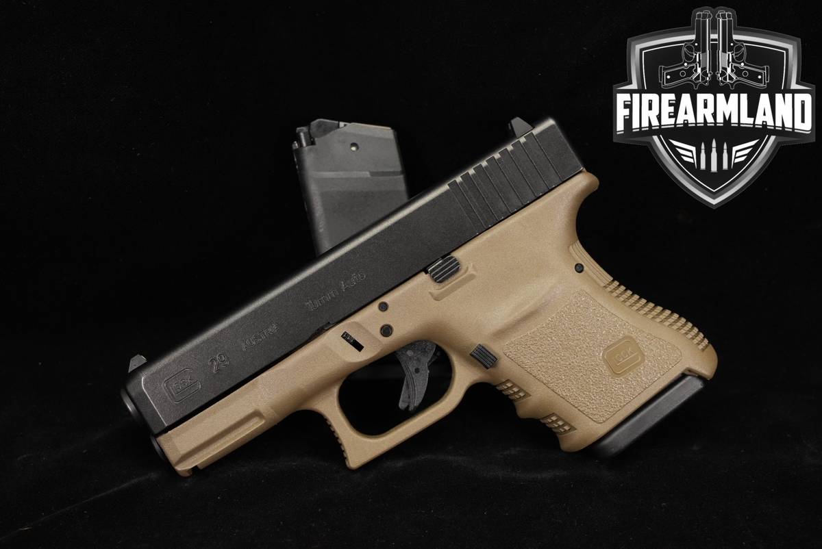 Glock 29 Gen3 G29 Gen 3 10mm 3.78" Two-Tone Black & FDE +2 MAGS