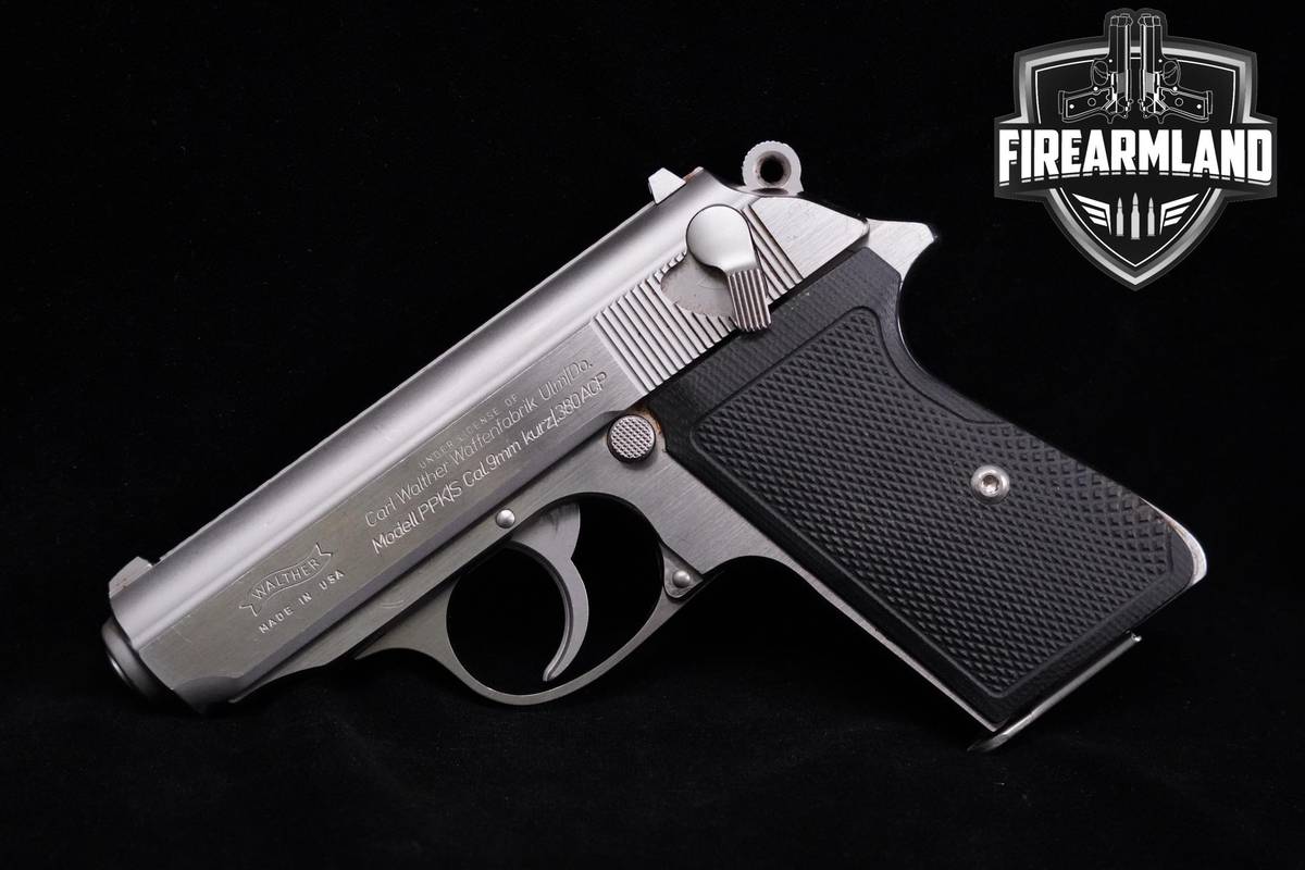 1997-1999 Walther PPK/S Interarms 380 ACP Stainless Steel PPKS PPK S DA/SA