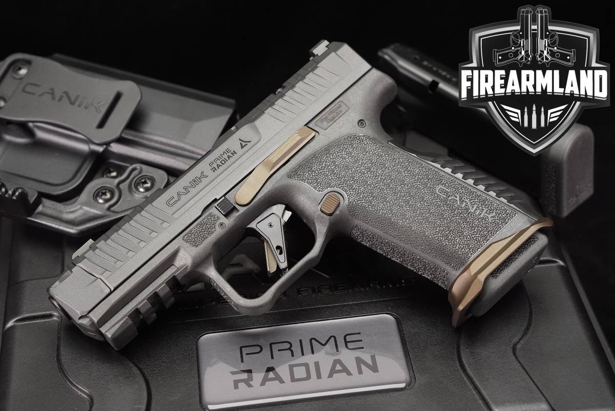 Canik Prime Radian 9mm Optics-Ready Grey MC-9 +2 MAGS, ORIG CASE, HOLSTER