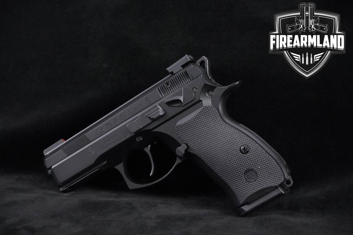 CZ 75 P-01 Omega 9mm 3.75" CZ CZ75 P01-Omega +2 MAGS & ORIG CASE