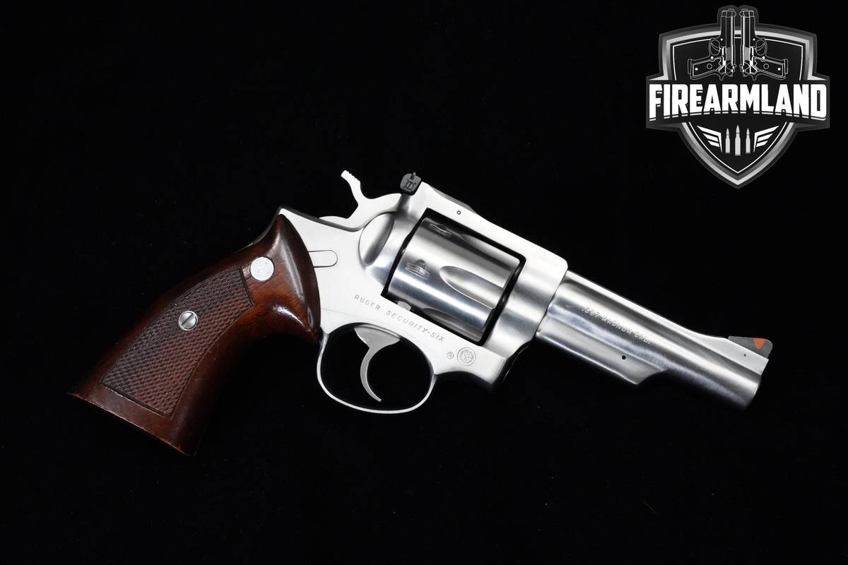 1985 Ruger Security-Six 357 Magnum 4" Stainless Steel Ruger Security-6