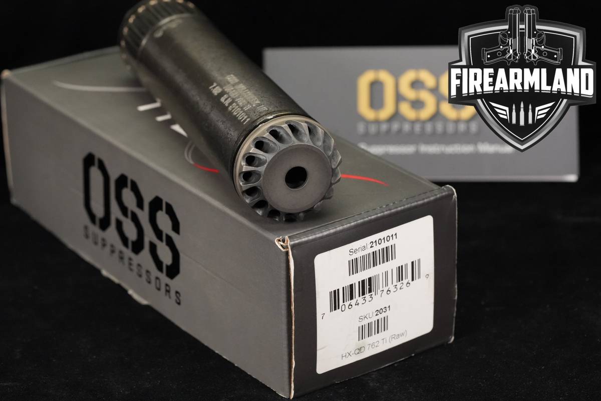 OSS Suppressors HX-QD 762 TI 7.62 mm 7.45" Suppressor Silencer +ORIG BOX
