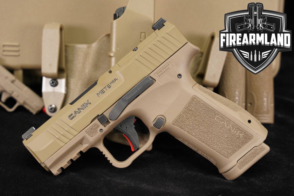 Canik METE MC9L 9mm 3.18" FDE MC9 L +2 MAGS, ORIG CASE & HOLSTER