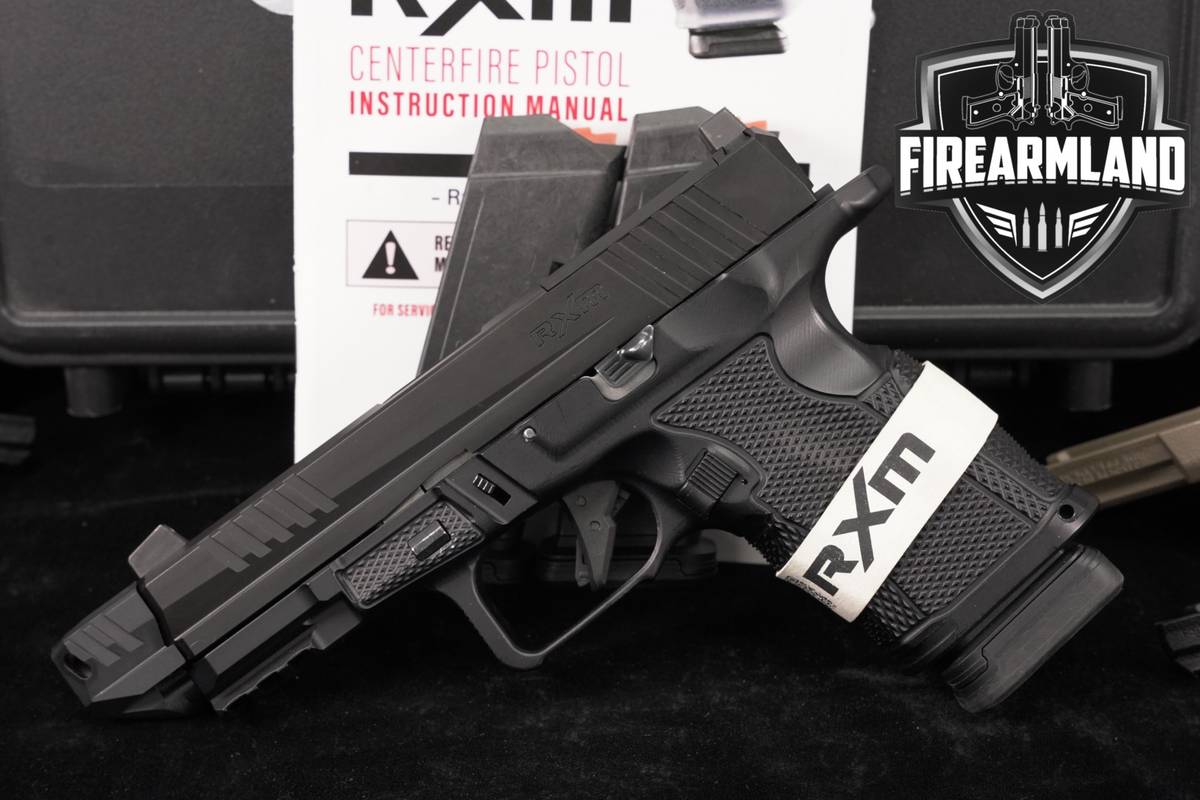 Ruger RXM COMP 9mm Optics-Ready 4.25" ICARUS GRIP +3 MAGS & ORIG CASE