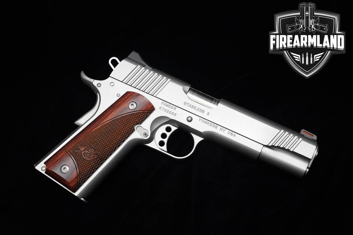 Kimber Stainless II 45 ACP 1911 5" Satin Stainless Kimber II 1911-A1