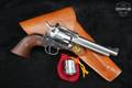 Sturm Ruger New Model Single-Six Convertible .22 LR / .22 WMR Satin Stainless in Good Condition Image 2