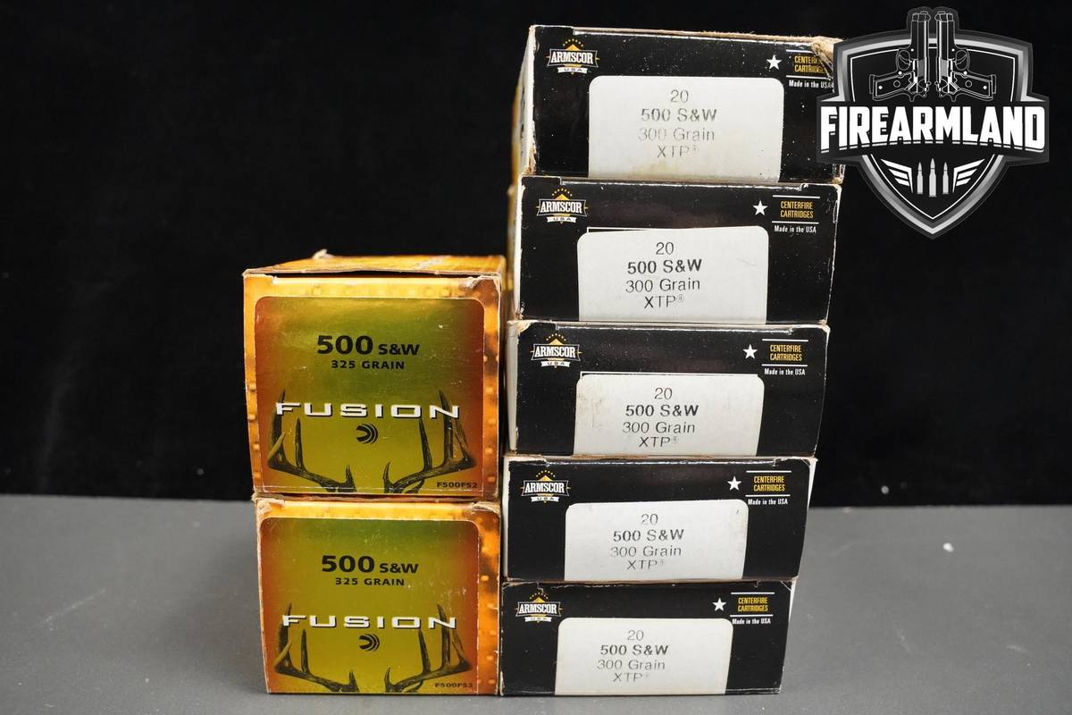 500 S&W Magnum Ammo 500-S&W-Magnum Ammunition 140 ROUNDS