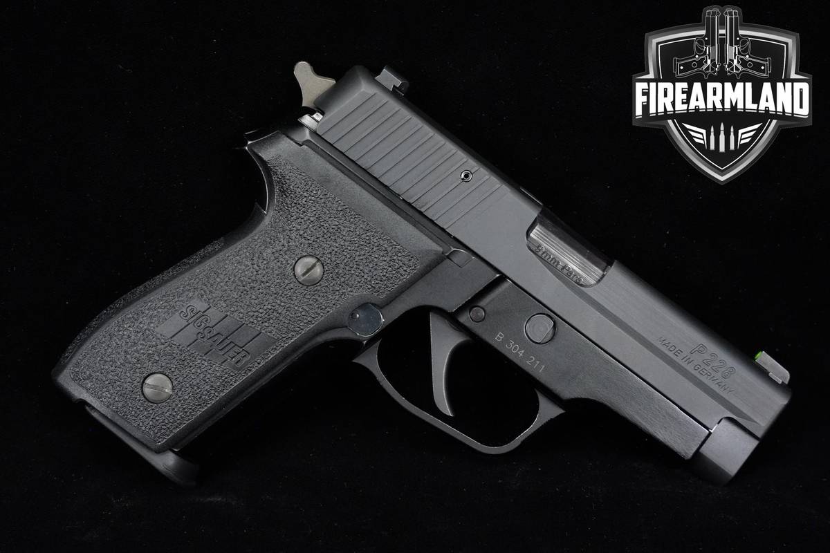 GRAY GUNS Sig Sauer P228 9mm Trigger Upgrade 3.9" +2 MAGS & ORIG CASE