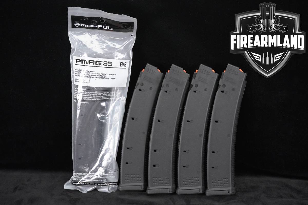 Magpul Industries 5x CZ Scorpion EVO 35-Round PMAG Magazines 9mm Luger